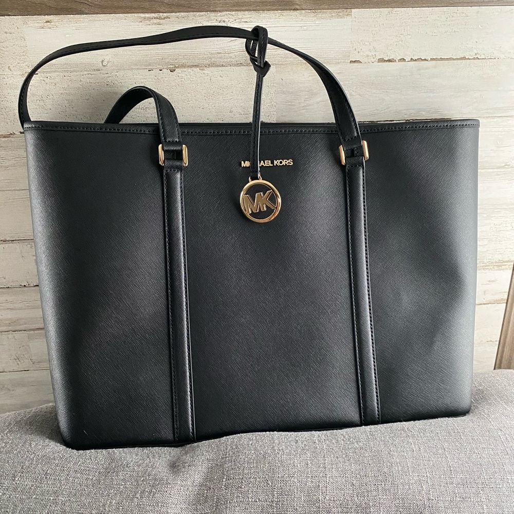 Black Michael Kors Laptop Tote